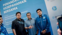 Gekrafs Sumut saksikan Penandatangan Kesepahaman Bersama Kemenekraf dengan Gekrafs di Hutan Kota by Plataran, Jakarta