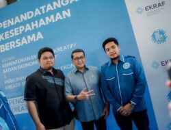 Gekrafs Sumut saksikan Penandatangan Kesepahaman Bersama Kemenekraf dengan Gekrafs di Hutan Kota by Plataran, Jakarta