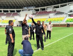 Ditpamobvit Korsabhara Baharkam Polri Lakukan Risk Assessment di Banten International Stadium