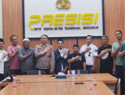 Audiensi LPUI Sumut, Wakapolres Belawan Janji Tindak Tempat Hiburan Tak Berizin