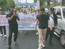 KOORDINATOR AKSI, PENANGKAPAN RISMAN SIANTURI CACAT HUKUM DAN LANGGAR HAM