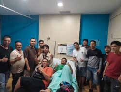 Solidaritas Tanpa Batas, KNCI Sumut Kunjungi Rekan Sejawat yang Sakit