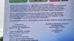 LBH Pujakesuma Teken Kerjasama Pengukuhan Tanah Wakaf untuk Fasum dan RTH