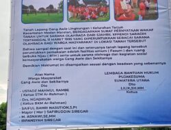 LBH Pujakesuma Teken Kerjasama Pengukuhan Tanah Wakaf untuk Fasum dan RTH
