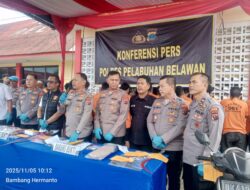 “Tak Ada Tempat Bagi Kriminal!” Polres Belawan Tindak Tegas Pelaku 3C dan Narkoba