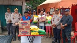Respon Cepat Polsek Medan Area Beri Bantuan Kepada Korban Kebakaran