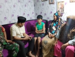Pembusuran anak di bawah umur Lurah Dan Babinsa Kunjungi Korban di Pannampu. 