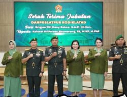 Dankodiklatad Pimpin Sertijab Danpuslatpur, Kolonel Inf Polsan Situmorang Resmi Gantikan Brigjen TNI Dany Rakca
