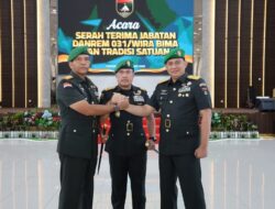 Tongkat Komando Danrem 031/Wira Bima Berpindah, Pangdam XIX/TT Pimpin Sertijab