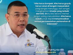 Wakil Menteri ATR/BPN Tekankan Pentingnya Kekompakan Dan Soliditas Internal Dalam Menjawab Tingginya Harapan Masyarakat Terhadap Pelayanan Pertanahan.