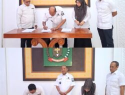 Dukung Data Pertanahan Akurat, Pemkab Langkat dan Kantor Pertanahan Tandatangani PKS ZNT.