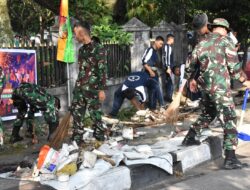 Merespons Instruksi Presiden, Danrem 031/WB Instruksikan Jajaran Laksanakan Aksi Peduli Kebersihan Hingga ke Pedesaan
