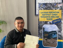 Masyarakat Lakukan Penggantian Blanko Sertipikat Akibat Bencana Alam