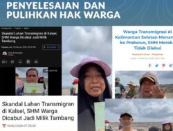 Menteri ATR/BPN Nusron Wahid Tindaklanjuti Persoalan Pembatalan Sertipikat Tanah Milik Masyarakat Transmigran di Desa Bekambit dan Bekambit Asri