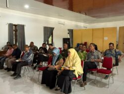 Guna Memperkuat Koordinasi Dan Sinergi Antar Pemangku Kepentingan, Telah Dilaksanakan Rapat Data Permutakhiran Lahan Baku Sawah