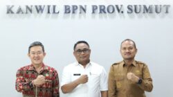 Kantor Wilayah Badan Pertanahan Nasional Provinsi Sumatera Utara Menerima Kunjungan Kerja Wali Kota Tanjung Balai