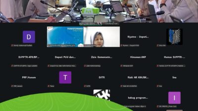 Direktur Jenderal Tata Ruang Kementerian ATR/BPN, Suyus Windayana Menghadiri Rapat Pembahasan RPP