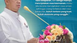 Menteri ATR/BPN Nusron Wahid, Sampaikan Tausiah di Buka Puasa Bersama Kepala Staf Angkatan Laut di Wisma Elang Laut, Jakarta.