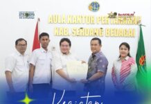 Kantor Pertanahan Kabupaten Serdang Bedagai Serahkan Sertipikat Barang Milik Negara Berupa Aset Jalan Tol Kepada Kementerian Pekerjaan Umum